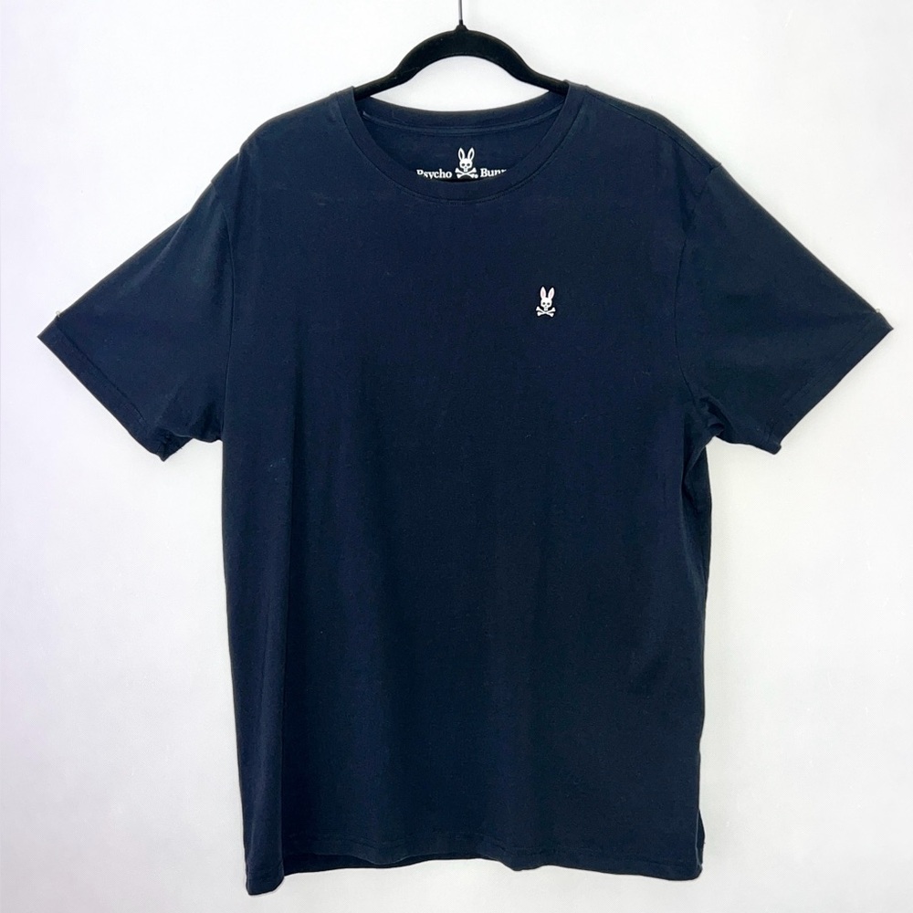 Psycho Bunny Mens Classic‎ Crew Neck Tee Navy